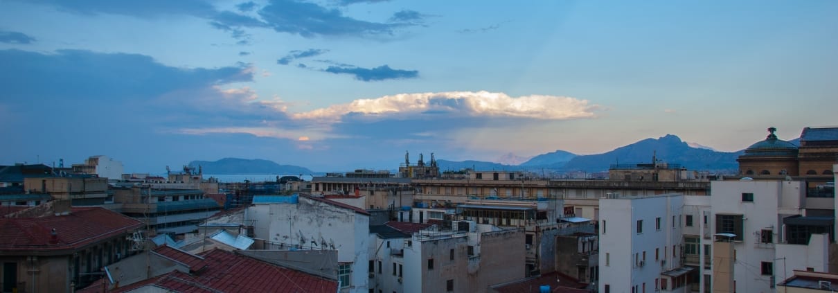 Uitzicht over Palermo
