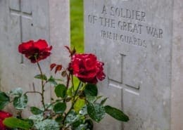 Een graf of het kerkhof van Villers-Bretonneux