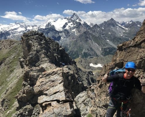 Via Ferrata Monte Emilius - op de top