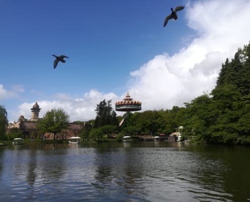Uitzicht op de Efteling