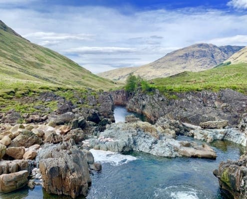 In het dal van Glen Etive