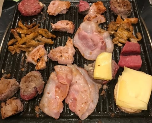 Vlees op de bakplaat