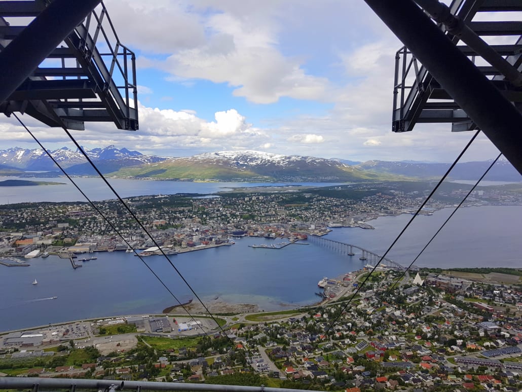 Uitzicht over Tromsø