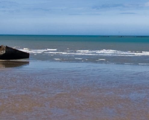 De Mulberryhaven van Arromanches-les-Bains