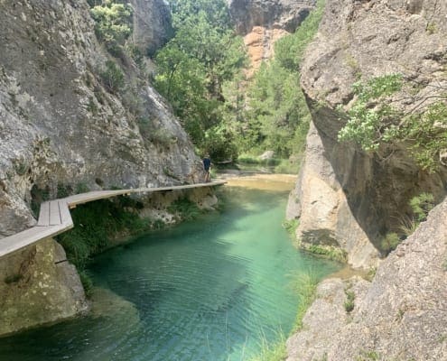 Hiken langs de Rio Matarraña