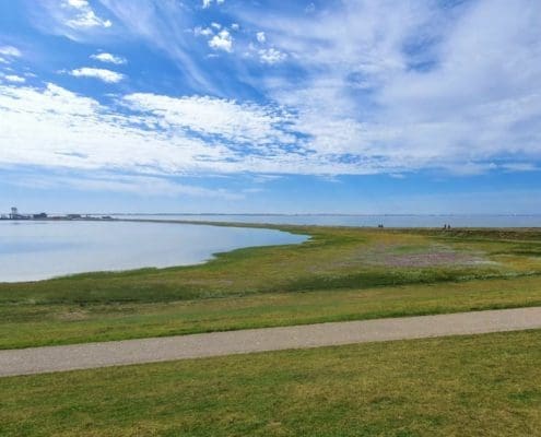 Veerdam op Schiermonnikoog