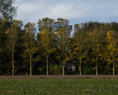 Een verstopt Fries huisje.