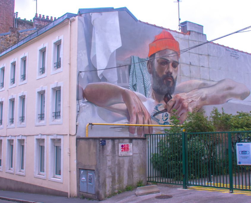 De fraaie streetart van Boulonge-sur-Mer.