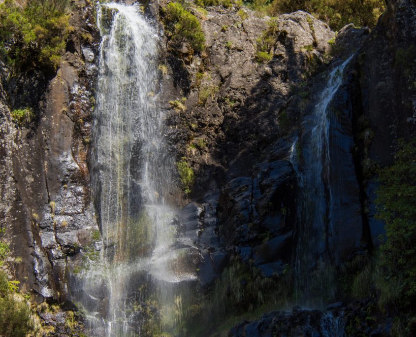 De watervallen van Risco: het andere hoogtepunt van deze wandeling.
