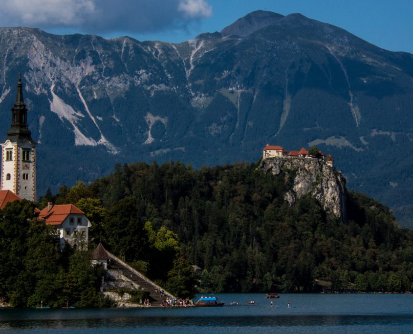 Het meer van Bled: de posterboy van het toerisme in Slovenië.